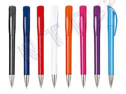 Caneta esferográfica de plástico metalizado - NTP Brindes