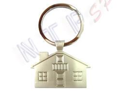 Chaveiro de metal em formato de casa - NTP Brindes