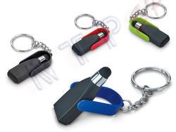 Chaveiro com limpador de tela e ponta touch - NTP Brindes
