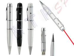 Caneta com pen drive e laser point - NTP Brindes