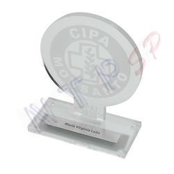 Troféu SIPAT 2010 em acrílico - NTP Brindes