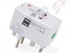Adaptador de Tomada Universal retangular. - NTP Brindes
