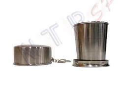 Copo retrátil de inox - NTP Brindes